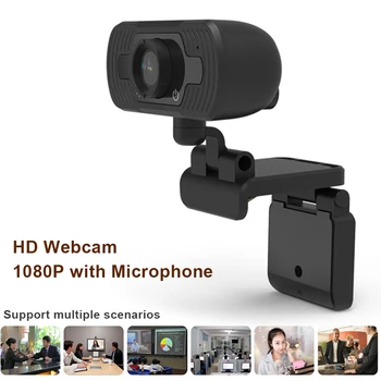 

1080P Full HD USB Web Camera with Microphone for Video Conference Live Streaming Digital USB Video Recorder Home Office