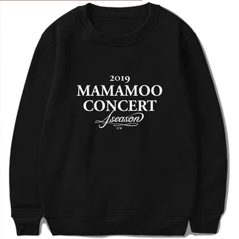 

KPOP MAMAMOO CONCERT 4Season F/W Concert With The Round Neck And Velvet Sweater Female Teen Dropshipping