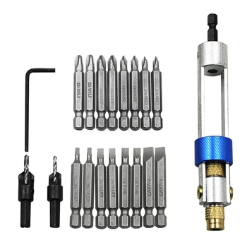 

Drill Flip Drive Kit 20pcs Multi-function Drill Bit Set Quick Easy Operation ALI88