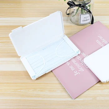 

Mini Portable Plastic Mask Clips Disposable Face Mask Storage Case Container Portable Mask Holder Recycling Mask Storage