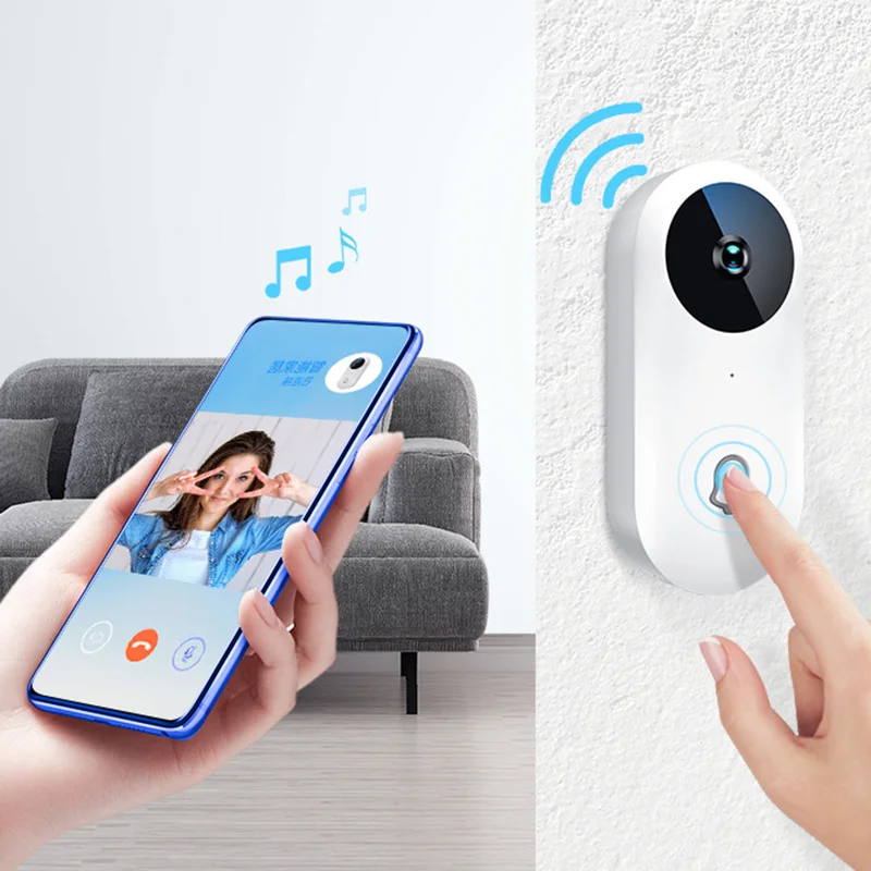 

Smart Visual Doorbell Viewer Wifi Wide Angle HD Night Vision Security Door Eye Hi 888