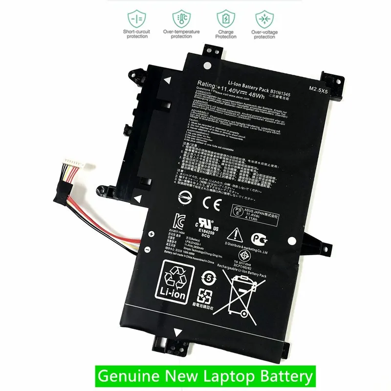 

ONEVAN original laptop Battery B31N1345 for ASUS Transformer Book Flip TP500L TP500LA TP500LN 11.4V 48WH
