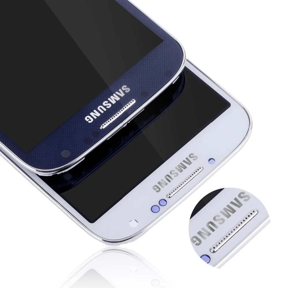 ЖК-дисплей для SAMSUNG S4, сенсорный ЖК-экран, дигитайзер для SAMSUNG Galaxy S4, ЖК-дисплей GT-i9505 i9500 i9505, синий, белый
