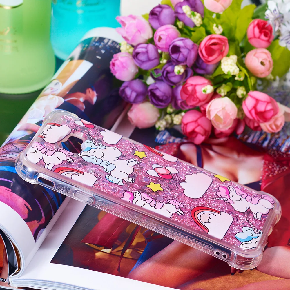 Ударопрочный чехол из ТПУ с блестящими бриллиантами для samsung Galaxy A8 Plus J2 Pro J3 J5 J7 Note 8 S5 S6 S7 Edge Prime J330 J530 J730