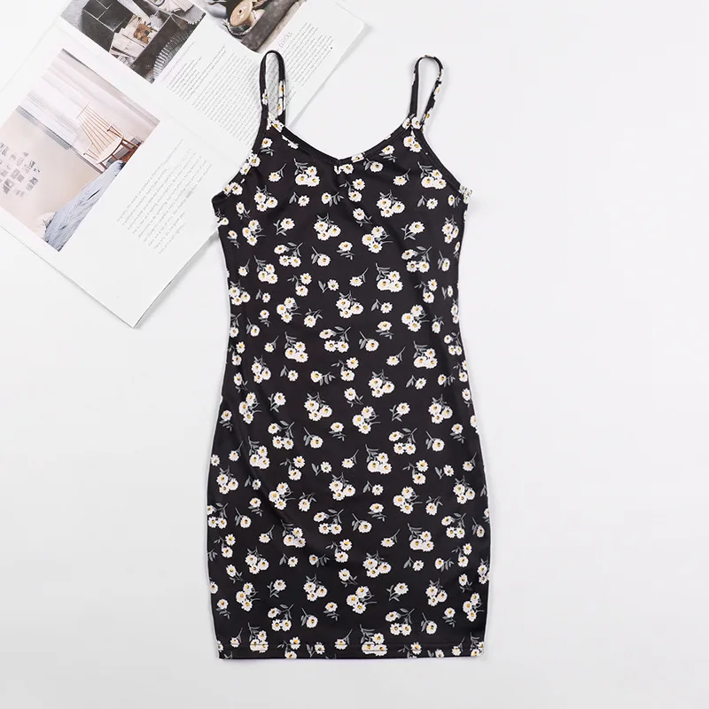 black daisy dress