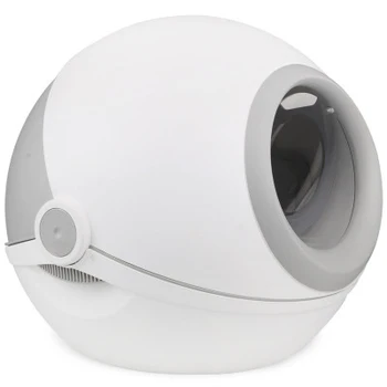 

Meow Star Cat Sand Basin Supplies Enclosed Large Toilet Deodorant Spill Prevention Litter Box Excrement