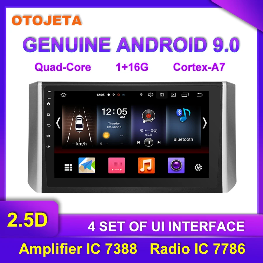 

Factory direct sale OTOJETA Android 9.0 Car Multimedia Radio For 2017 Mitsubishi XPANDER GPS Bluetooth Navigation tape recorder