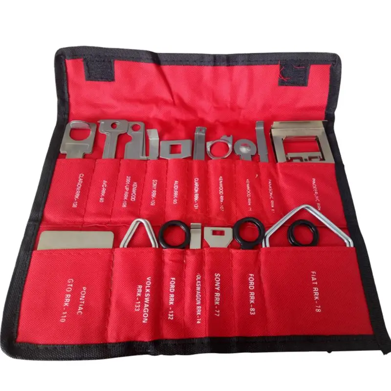 Kit Chiavette Smontaggio Autoradio LYITZW - 4 Pezzi Universali Per Sblocco Stereo Auto - Foto 5