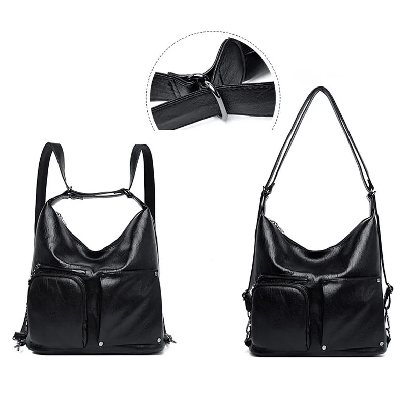 Женский рюкзак Sac A Dos Mochila, элегантный дизайн, женский кожаный рюкзак, школьные сумки для девочек-подростков, многофункциональная дорожная сумка, рюкзаки