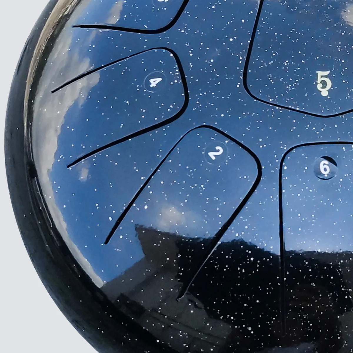 AS TEMAN TANK DRUM HANDPAN INSTRUMENT C MINOR STARRY SKY SERIES BLACK STEEL TONGUE DRUM WITH GIFT SUITABLE IN US