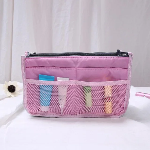 6 Bolsa De Almacenamiento De cosmeticos De Gran Capacidad De Alta Calidad, Bolso Organizador De Viaje de Nailon, Bolsa de Maquilla - Цвет: 6