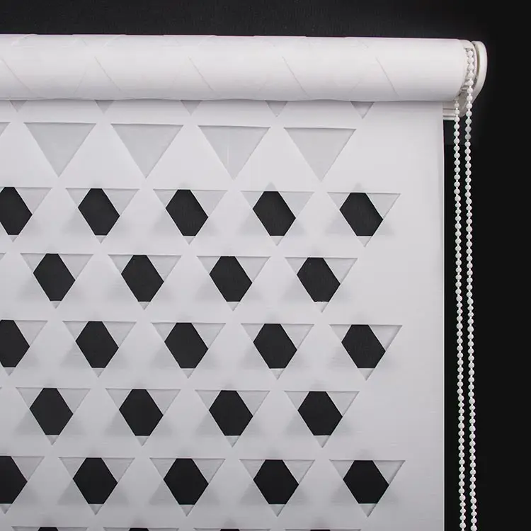 Новогодние индивидуальные вырезные Роликовые жалюзи модный дизайн полукруглые