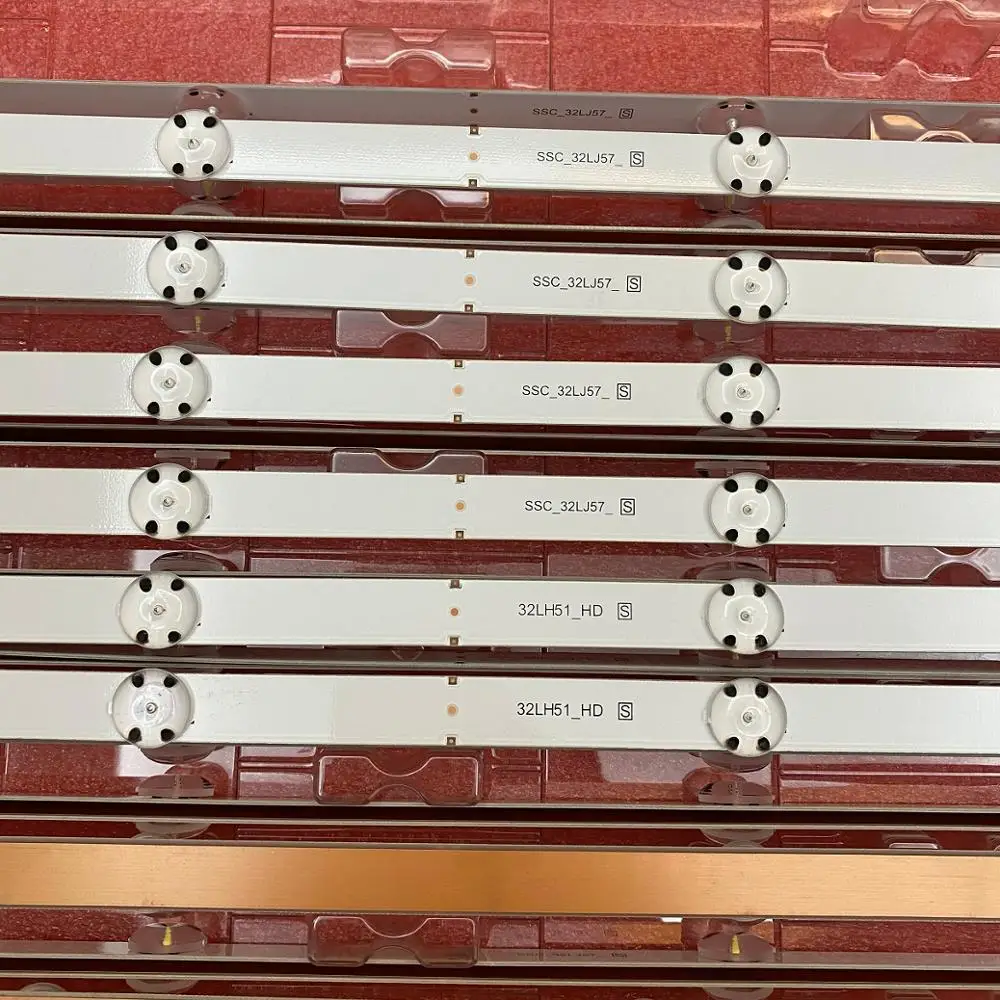 30 шт./лот Светодиодная лента подсветки для 32LH510B LG Innotek прямой 32 дюйма CSP 32LH51_HD