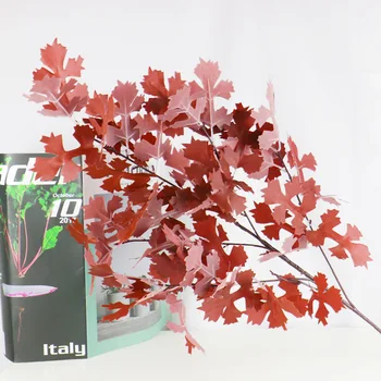

Model Maple Leaf High-End Wedding Wedding Hall Decoration Plastic Wickers False Leaf Decorative Grass Road Lead Artificial Flowe