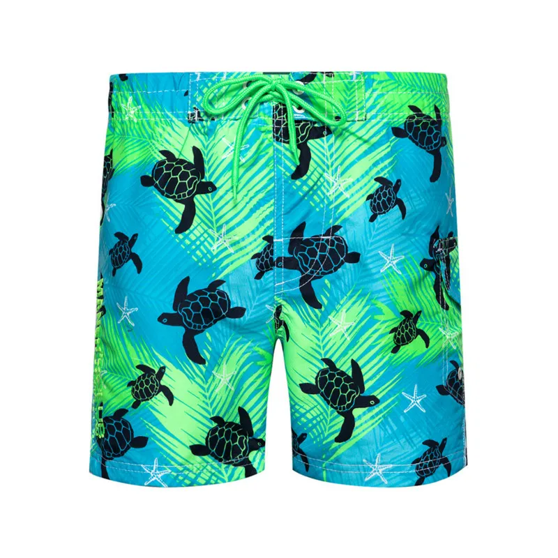 

Summer 2020 Men Beach new Breathable Quick Dry Loose Casual Hawaii Drawstring Comfortable Printed Jogger Fitness Sports Shorts