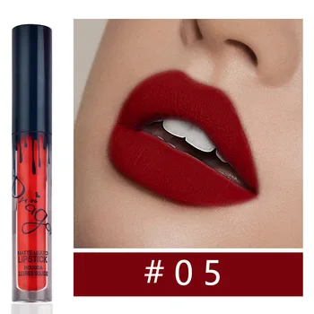 

Sexy Red Matte Lipgloss Sexy Liquid Lipstick Matte Long Lasting Waterproof Cosmetic Beauty Keep 24 Hours Makeup lipgloss 1PCS