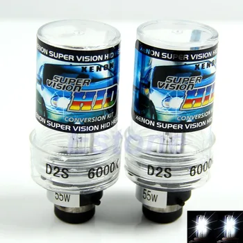 

2Pcs D2S 6000K 55W HID Replacement Headlight Bulb Car Light Lamps