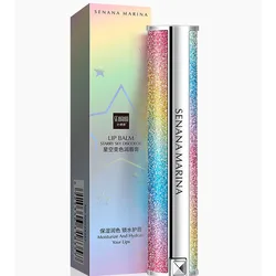 1pc starry sky color lip balm moisturizing gentle care anti-cracking lip balm lip care