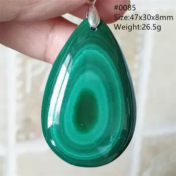 

Genuine Natural Malachite Green Chrysocolla Pendant 47x30x8mm Energy Women Men Rectangle Jewelry AAAAA
