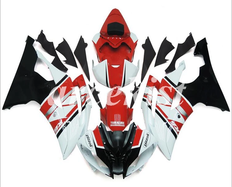 4 бесплатные подарки литьевая Форма ABS обтекатели комплект подходит для YAMAHA YZF-R6 2008- 08 09 10 11 12 13 14 15 16 Набор Белый