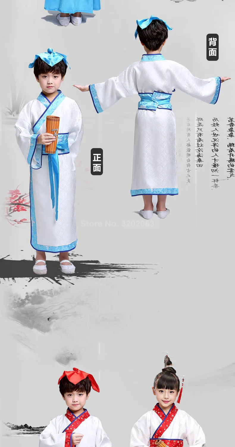 Hanfu танцевальный костюм национальный костюм для маленьких девочек и мальчиков, костюм танга, праздничная одежда, традиционный китайский стиль, платья для выпускного вечера для мальчиков и девочек