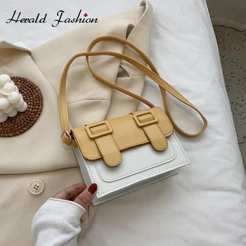 

Mini PU Leather Crossbody Bags For Women 2020 Elegant Chain Shoulder Handbags Female Travel Cross Body Bag Fashion Handbag