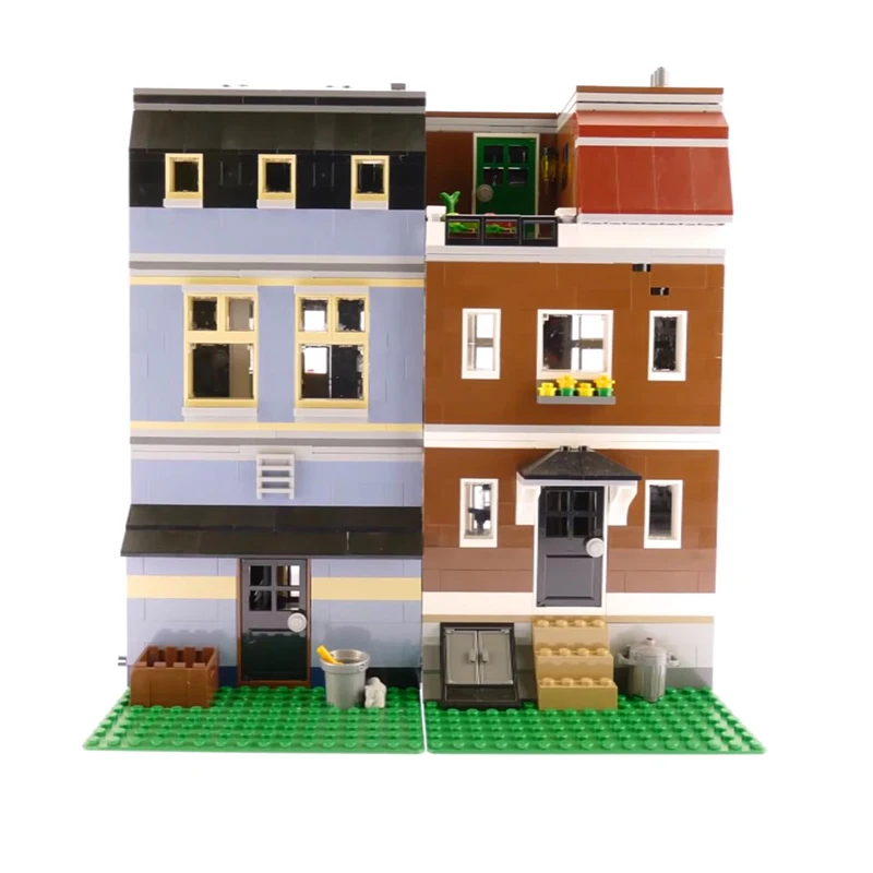KING 84009 15009 Pet Shop строительные блоки создатель город уличные игрушки Кирпичи совместимые 10218 Рождественский подарок