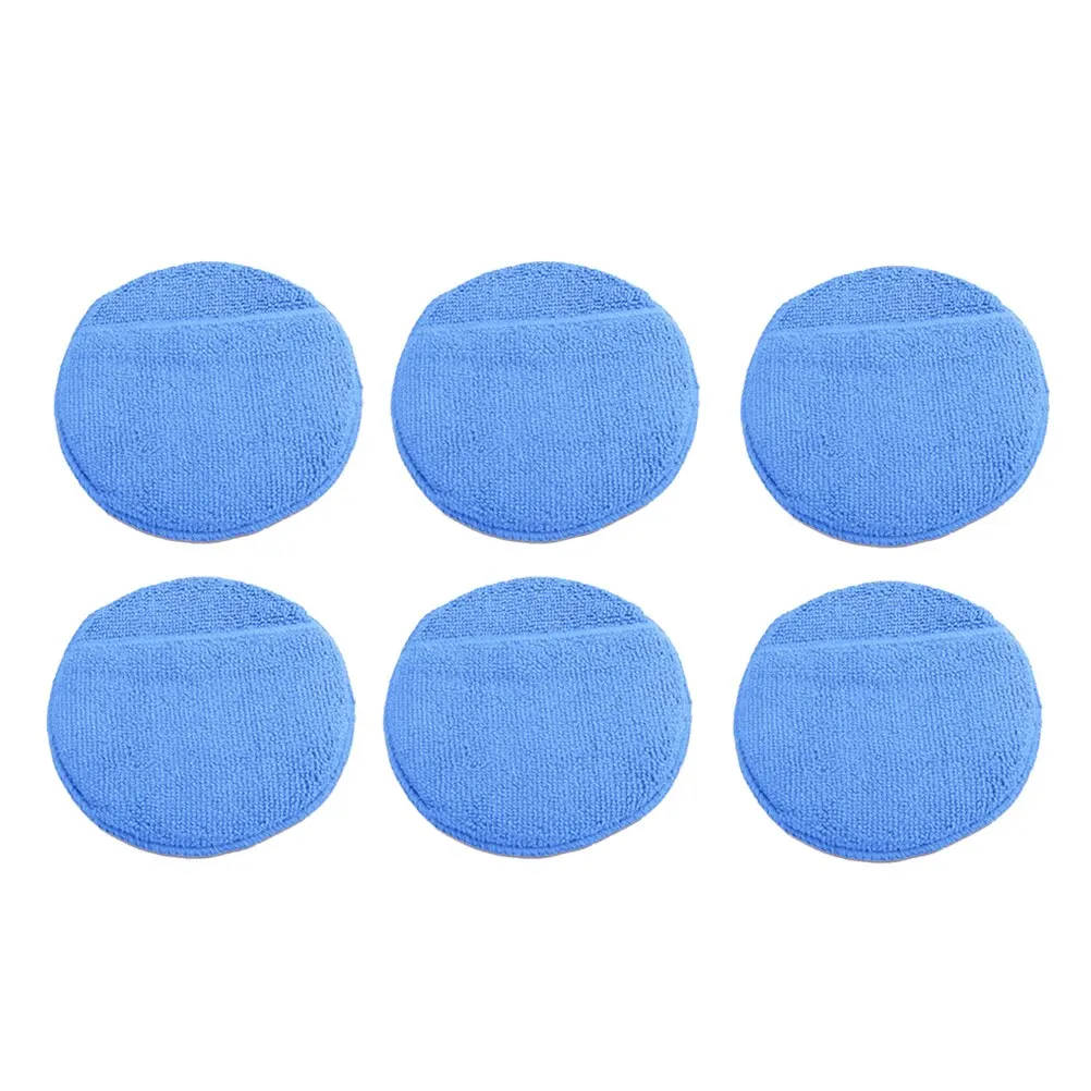 6PCS 5 Inch Car Polish Waxing Sponge Polishing Sponges Washing Cleaning Pad For Auto Car Cleaning Tool A20