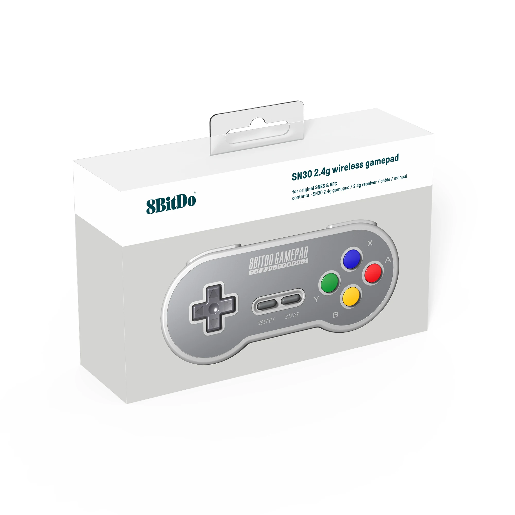 FOR SN30 2.4G Wireless Gamepad for Original SNES/S FC (SN Edition) - Super NES