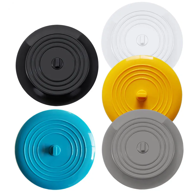 

Sink Plug Round Shape Pure Color Silicone Plugging Plug Multi Purpose Floor Drain Cover For Kitchen Bathroom accessory