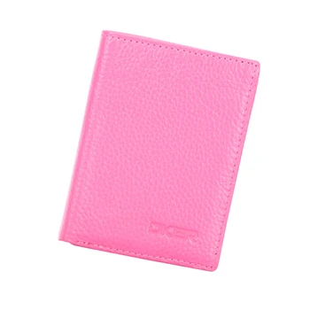 

New Women Wallet Genuine Leather Driving License Card Holder Ultra Thin Short Coin Purse Female Portable Clutch Bag