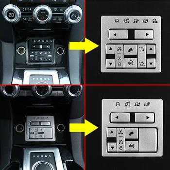 

Aluminum Alloy Car 4 Terrain Driving Mode Button Decoration Patch | For Land Rover Discovery 4 2014-2016 Car Button Sticker