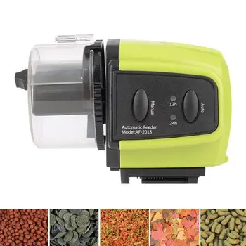 

Automatic Aquarium Fish Feeder Timer Tank Auto Food Feeding Dispenser Smart Device for Home Office