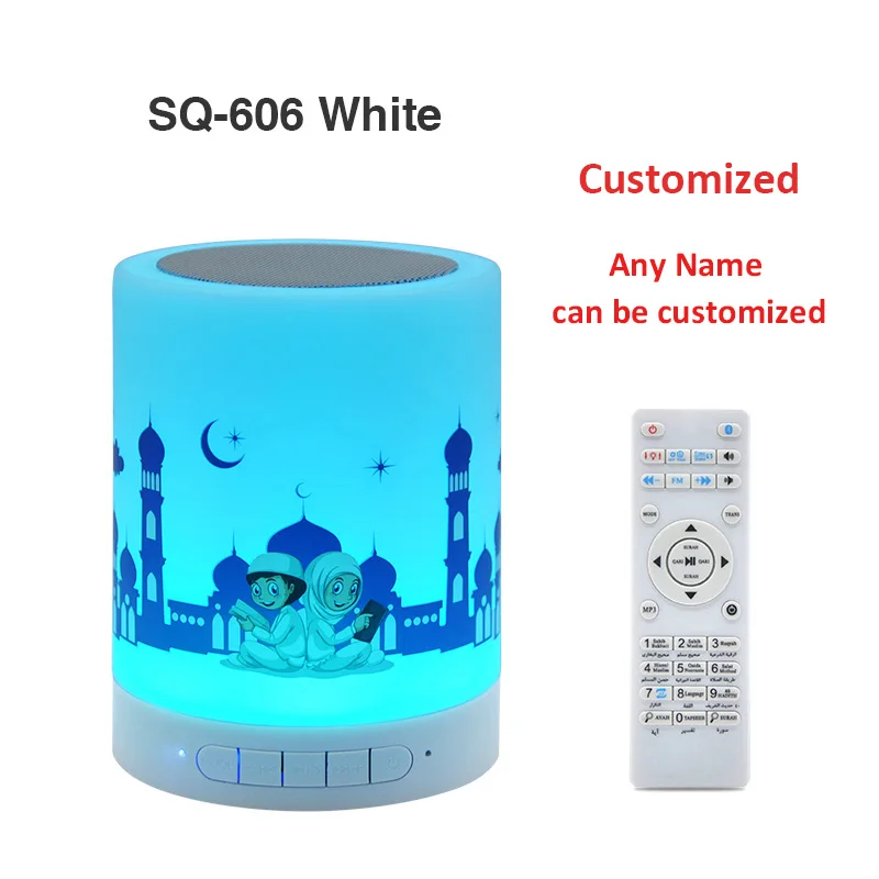 Telawah Quran Speaker Wireless Bluetooth Kids Muslim Touch Speakers Remote APP Control Adhan Speaker Ramadan Gift 