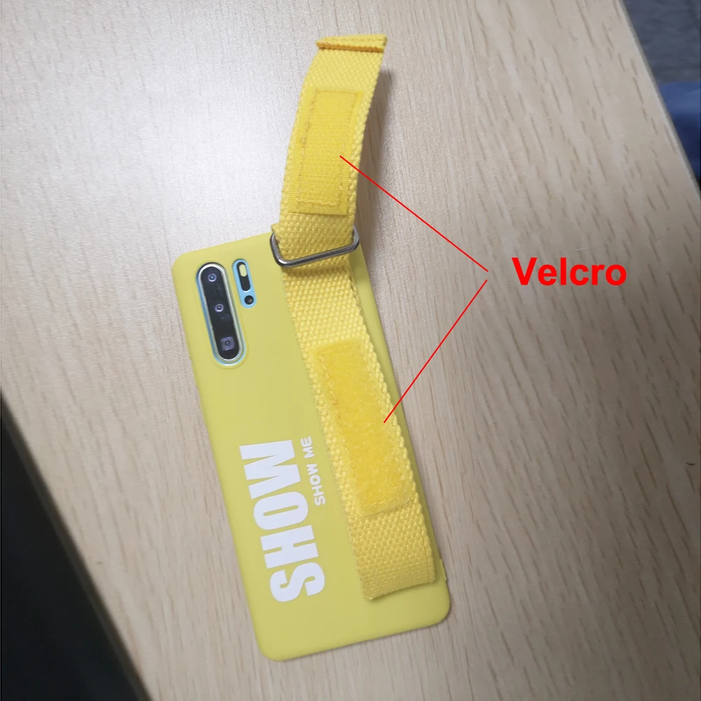 Мягкий силиконовый чехол с ремешком на руку для Huawei P40 P30 Pro P20 Honor 30i 30 Plus 20S 8X Lite V30 V10