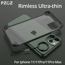 PZOZ For Apple iPhone 11 Pro Max X Xr Protection Case Xs Max 7 Case 8 6S Plus Rimless Luxury Case Ultra Thin Back Cover For iPhone7 iPhone8 iPhonex iPhone11 Smart Phone 5.8 6.1 6.5 Inch Protective Case Accessories
