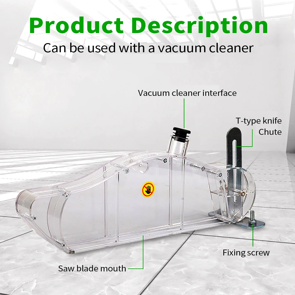 

DIY Table Saw Protective Cover Woodworking Shell Safety Universal Stand with Dispensing Tool Anti Dust Transparent