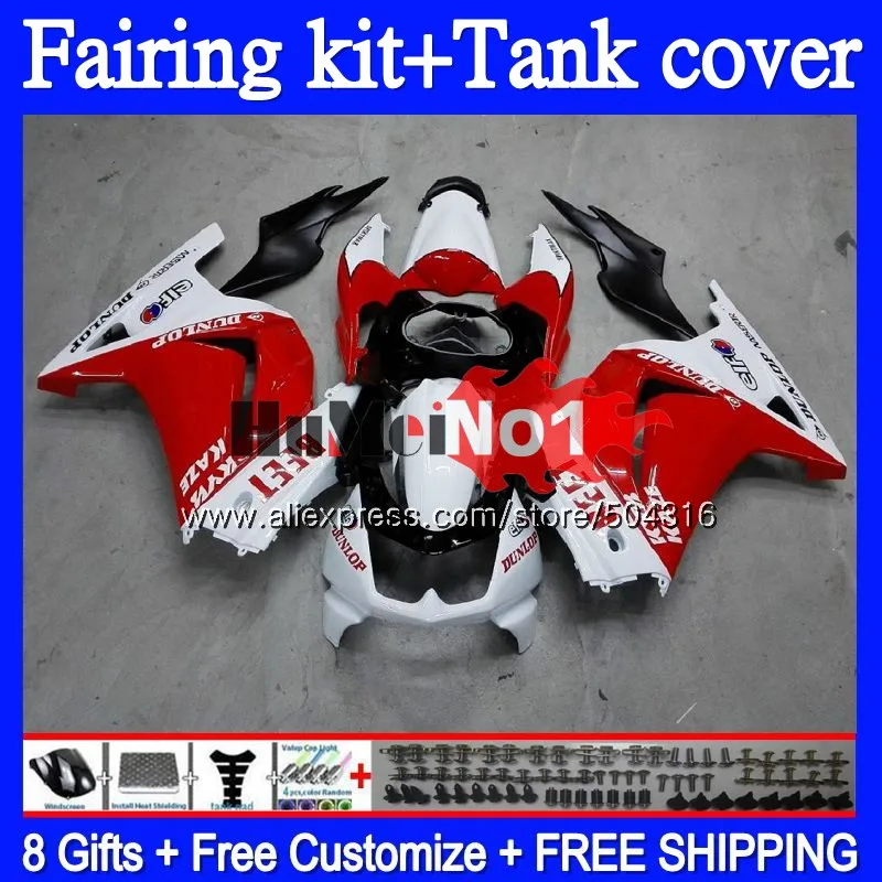 Комплект для KAWASAKI EX250 ZX250 R 2008 2009 2010 2011 2012 красный белый 94MC. 38 EX250R ZX EX 250 250R ZX250R 08 09 10 11