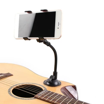 

Protable Phone Holder Stand For Guitar Street Singing Lyrics Song Sucker Suction Cups Guitar Mount Mobile Car Support Holder