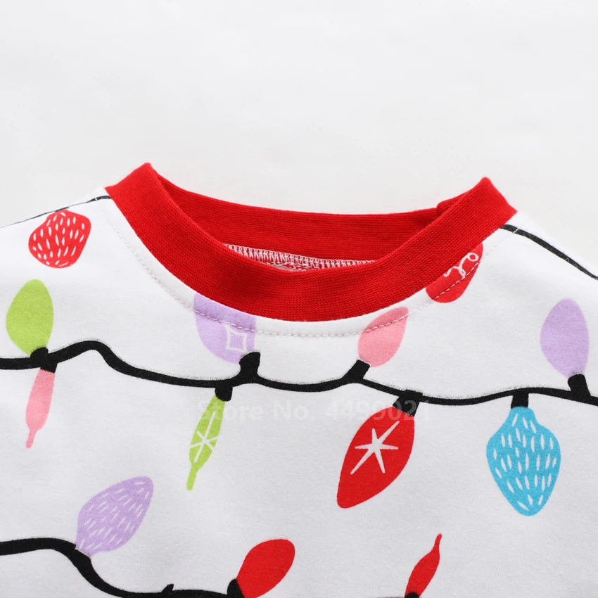 Новогодняя Рождественская одежда для мамы и дочки, комбинезон, семейный Рождественский пижамный комплект, одежда для маленьких девочек, повседневная одежда для сна