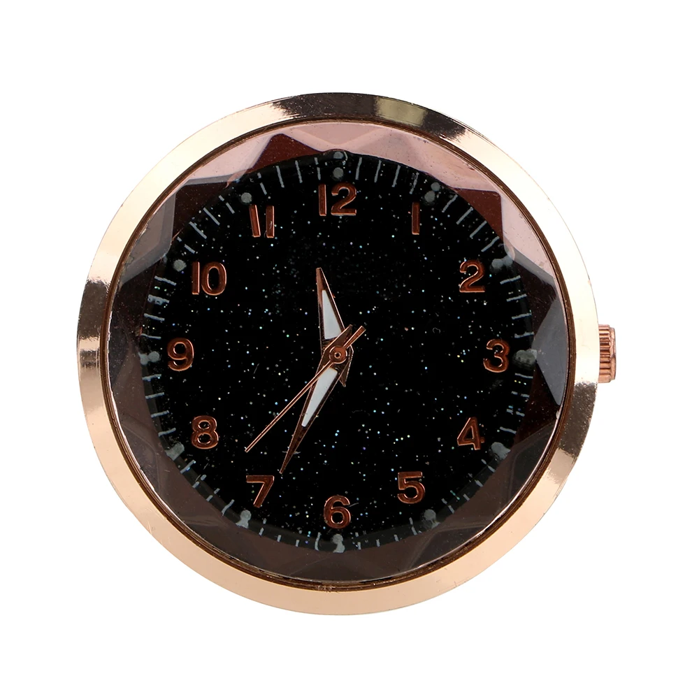 Car Clock Car Decoration Ornament Car-styling Quartz Clocks Interior Stick-On Digital Watch Electronic Meter Mechanics