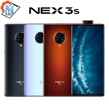 Перейти на Алиэкспресс и купить Оригинальный vivo Nex 3S мобильный телефон 6,89 дюймов неограниченный водопад экран 12 Гб + 256 ГБ Snapdragon 865 камера 64.0MP NFC Смартфон