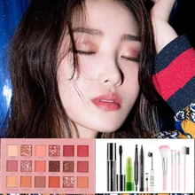 Основы для макияжа, набор из 7 предметов, распродажа, высококачественные товары для теней для век, палитра для макияжа лица, косметический подарочный набор, подарок на день рождения