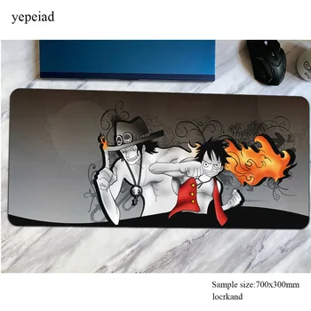 

One Piece mouse pad Professional mats 700x300mm Computer mouse mat gaming large mousepad Domineering keyboard games pc gamer