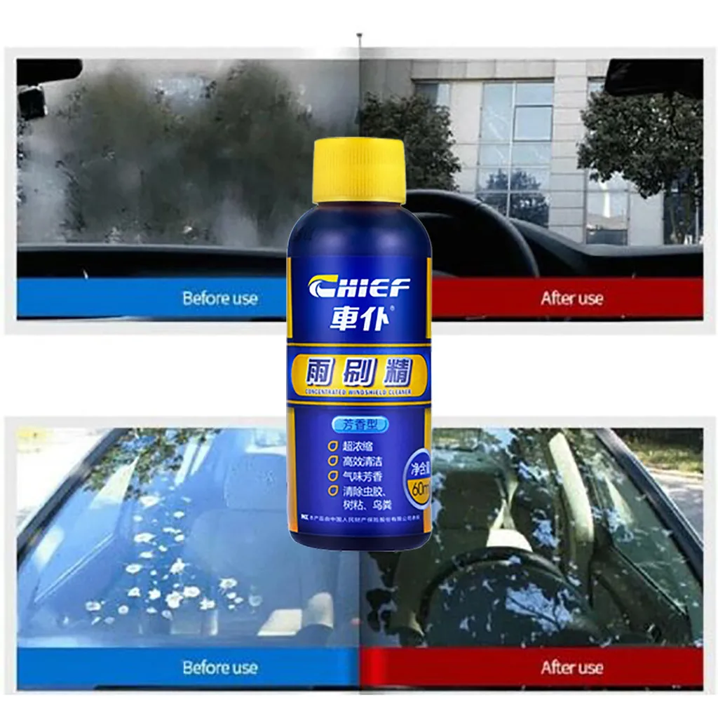 2-в-1 Стеклоомыватель автомобильный воск жидкость для стеклоомывателя очиститель для любых поверхностей автомобиля Лобовое стекло пыли# LR2