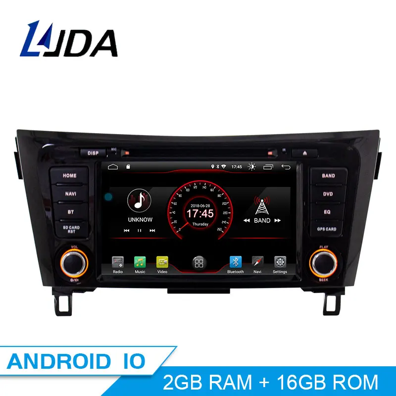 LJDA Android 10,0 Автомагнитола для NISSAN Qashqai X-Trail- автомобильный мультимедийный плеер gps-навигация, dvd-плеер авто радио WiFi