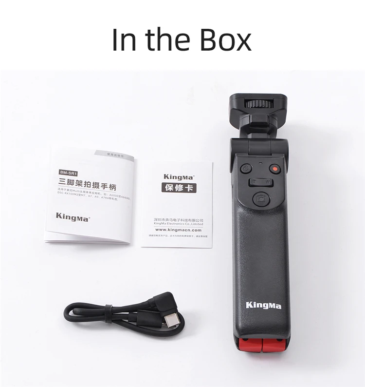 Multifunções Controle Remoto Selfie Tripé Vlog Tiro Handle para Sony Zv1 A6000 A6300 A6400 A6500 Rx100m7 m6 Slr Câmera Grip - Image 3