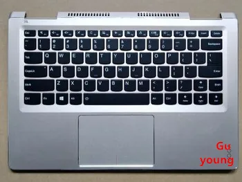 

Used Backlit keyboard For Lenovo Yoga 710-14ISK 710-14IKB 710-14 English US Bezel Cover Upper Case Touchpad