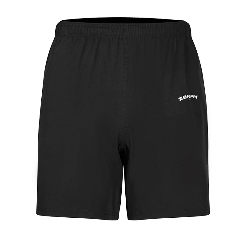 Zenph мужские спортивные шорты для спортивного зала, гибкие дышащие быстросохнущие спортивные шорты, черные шорты для фитнеса и бега