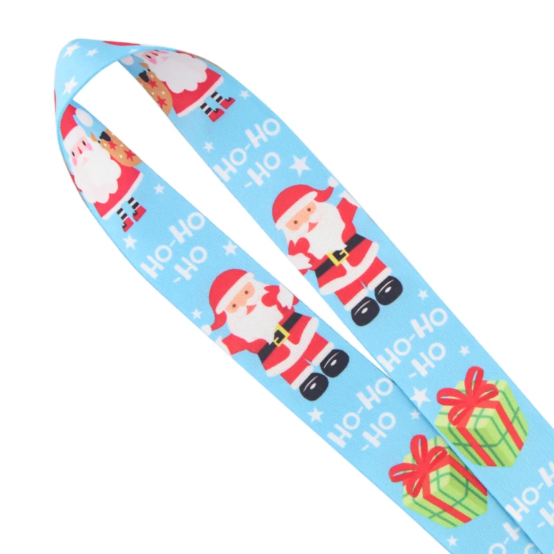 CA484 Santa Claus Christmas Lanyard Neck Strap Lanyard for key ID Card Phone Straps USB Badge holder Hang Rope Lariat Lanyards